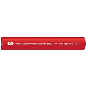 3X300FT WATER MSTR PLUS PVC LF 125D RED