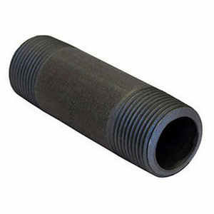 1-1/4X12 SCH 80 BLACK SMLS NIPPLE