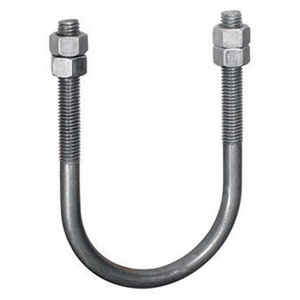 137 3/4X1/4 BLACK STL U-BOLT W/NUTS