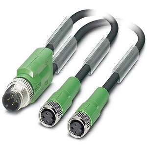 SAC-3P-M12Y/2X0.3-PUR/M 8FS NR.1671331