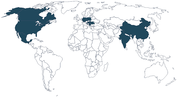 BDI Locations Map